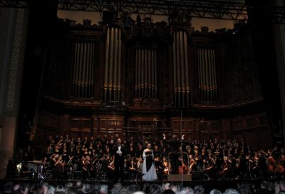 Soprano Soloist in Dvorak's 'Te Deum' at Melbourne Town Hall